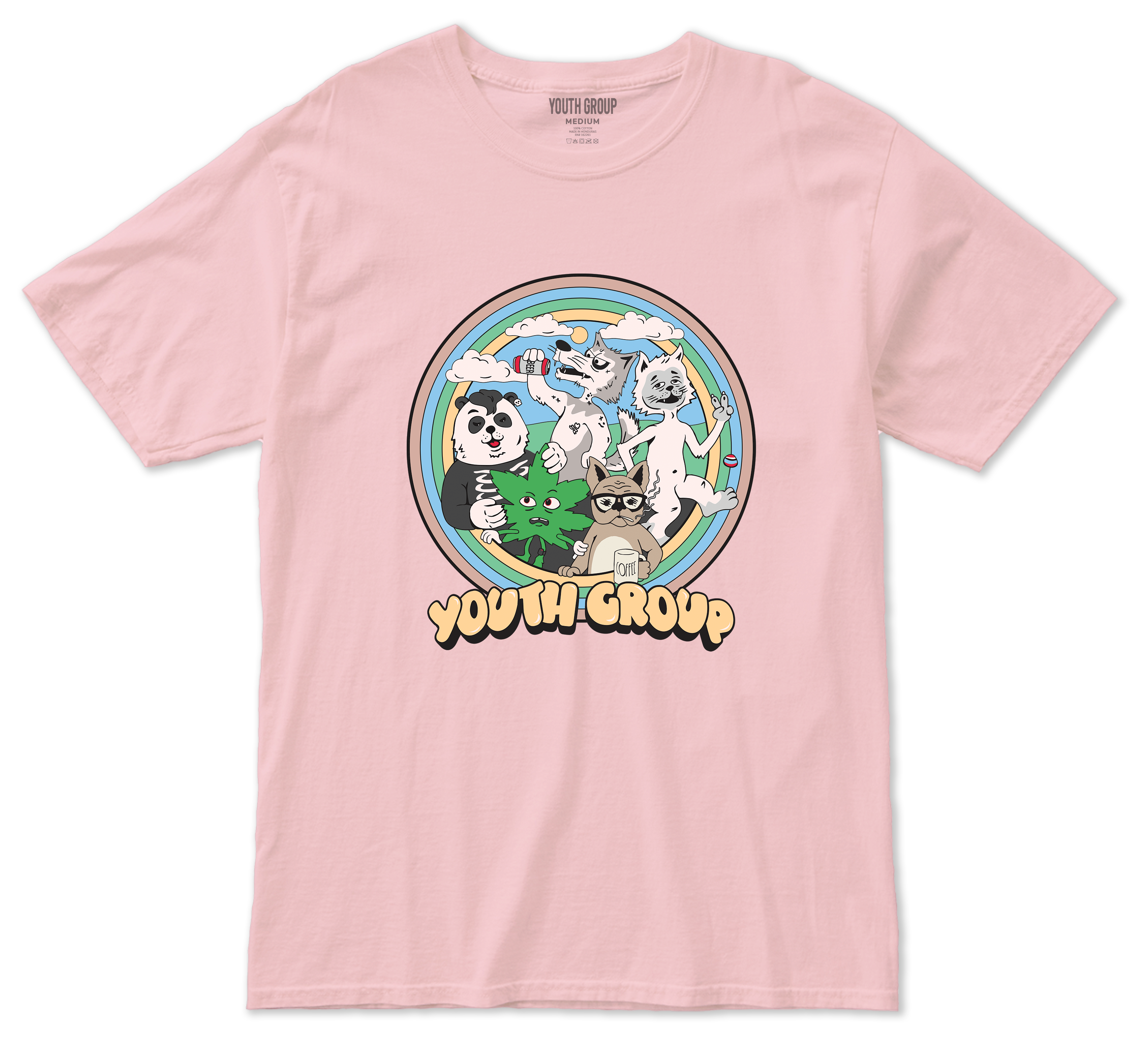 South Bend Cubs Girls Flagship Tee Pink