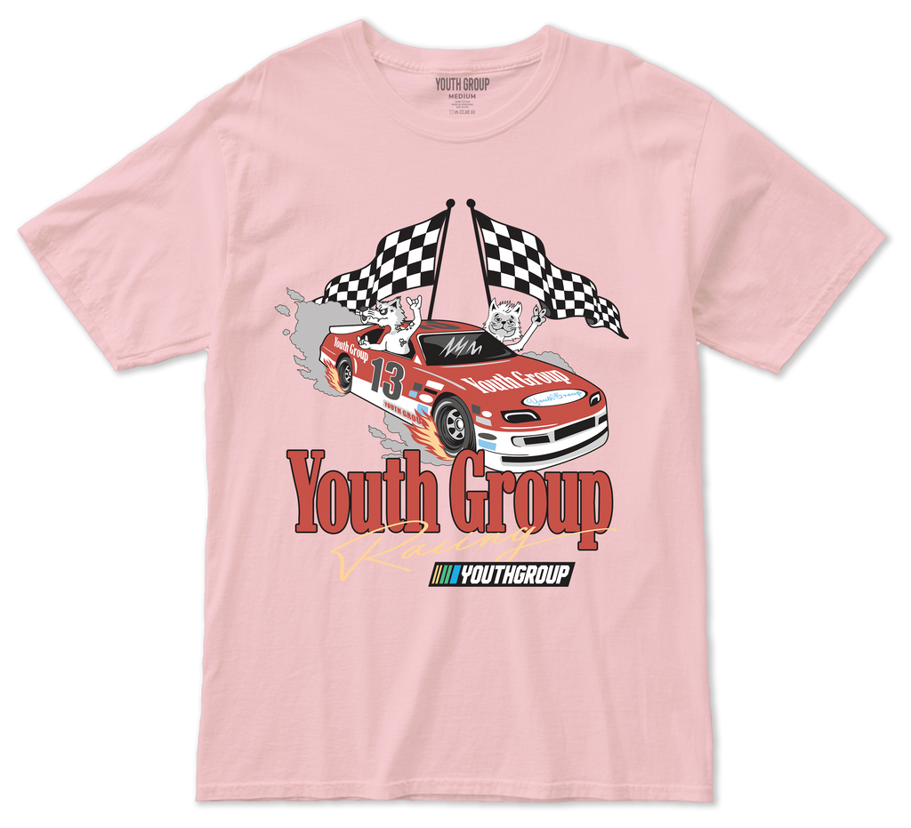 Race Tee Pink